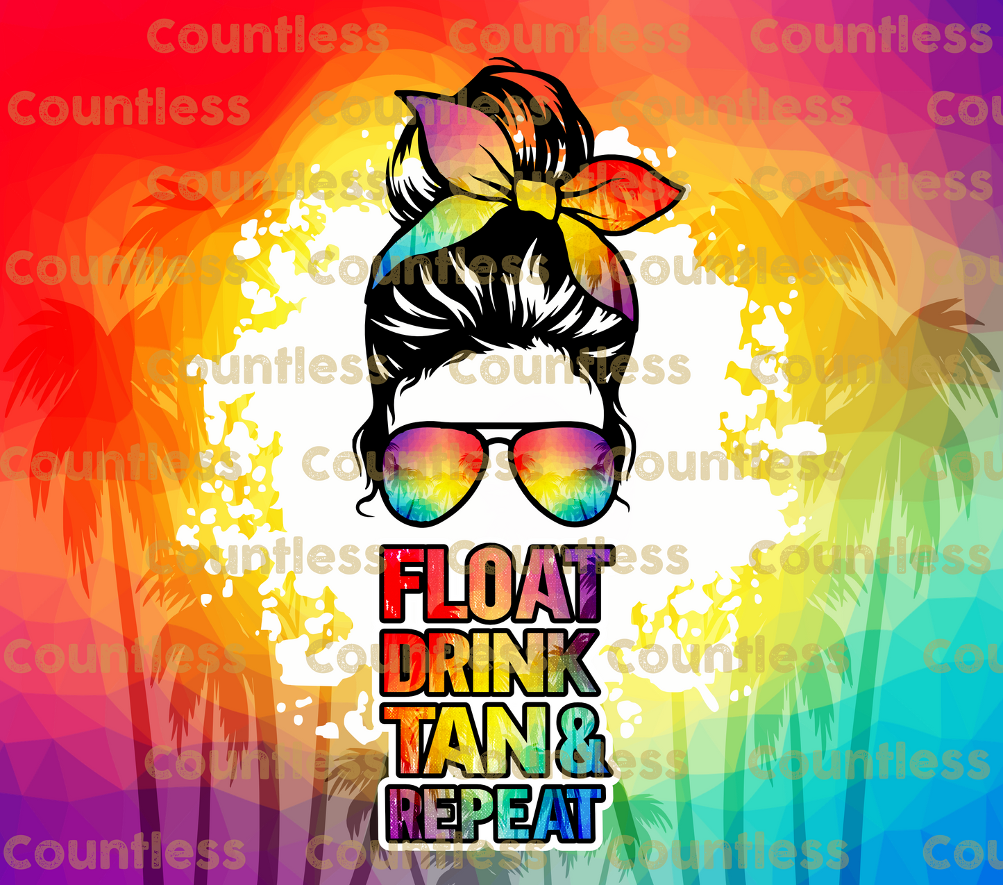 Float Drink Tan Repeat Tumbler
