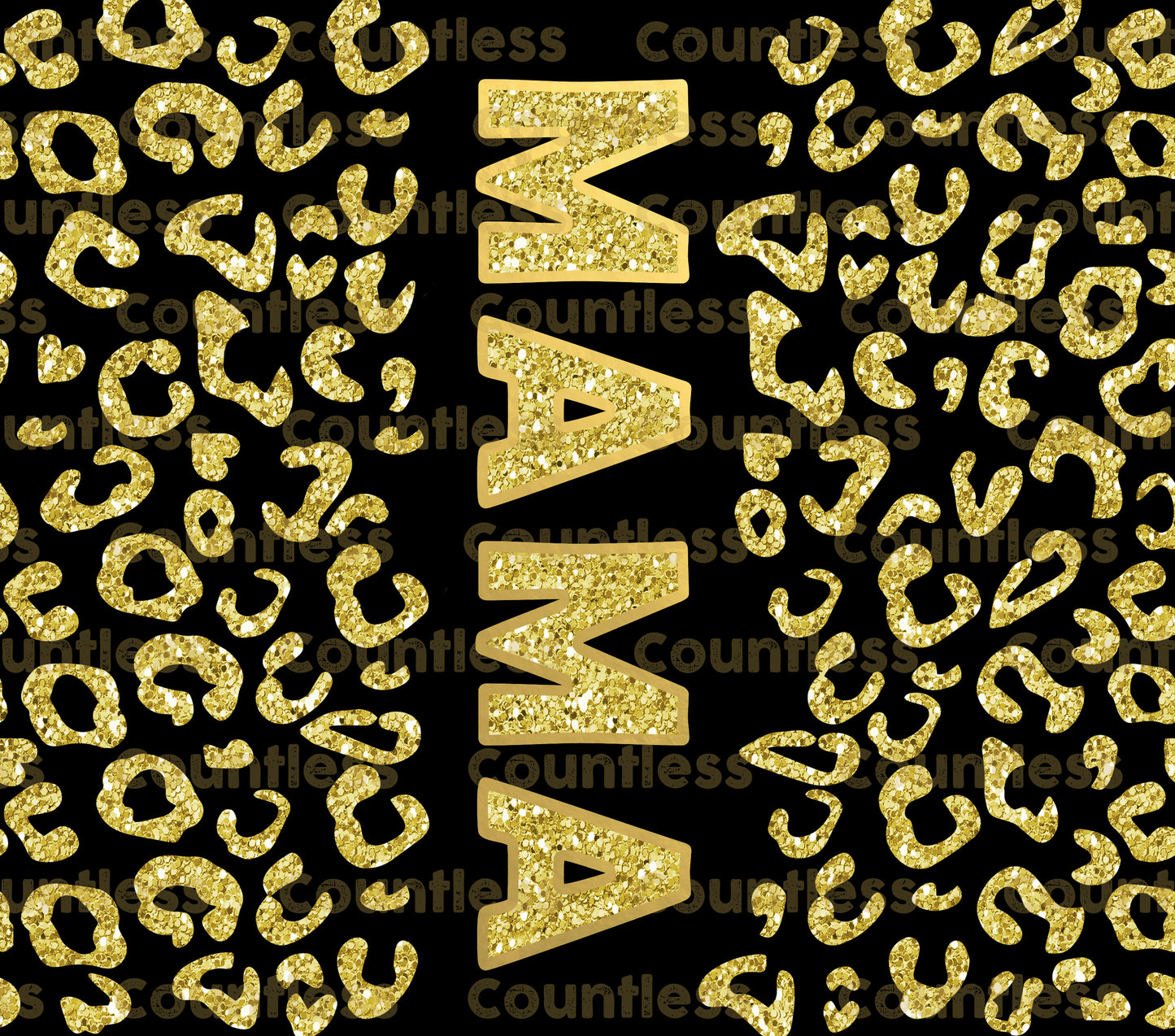 Gold Mama Leopard Tumbler