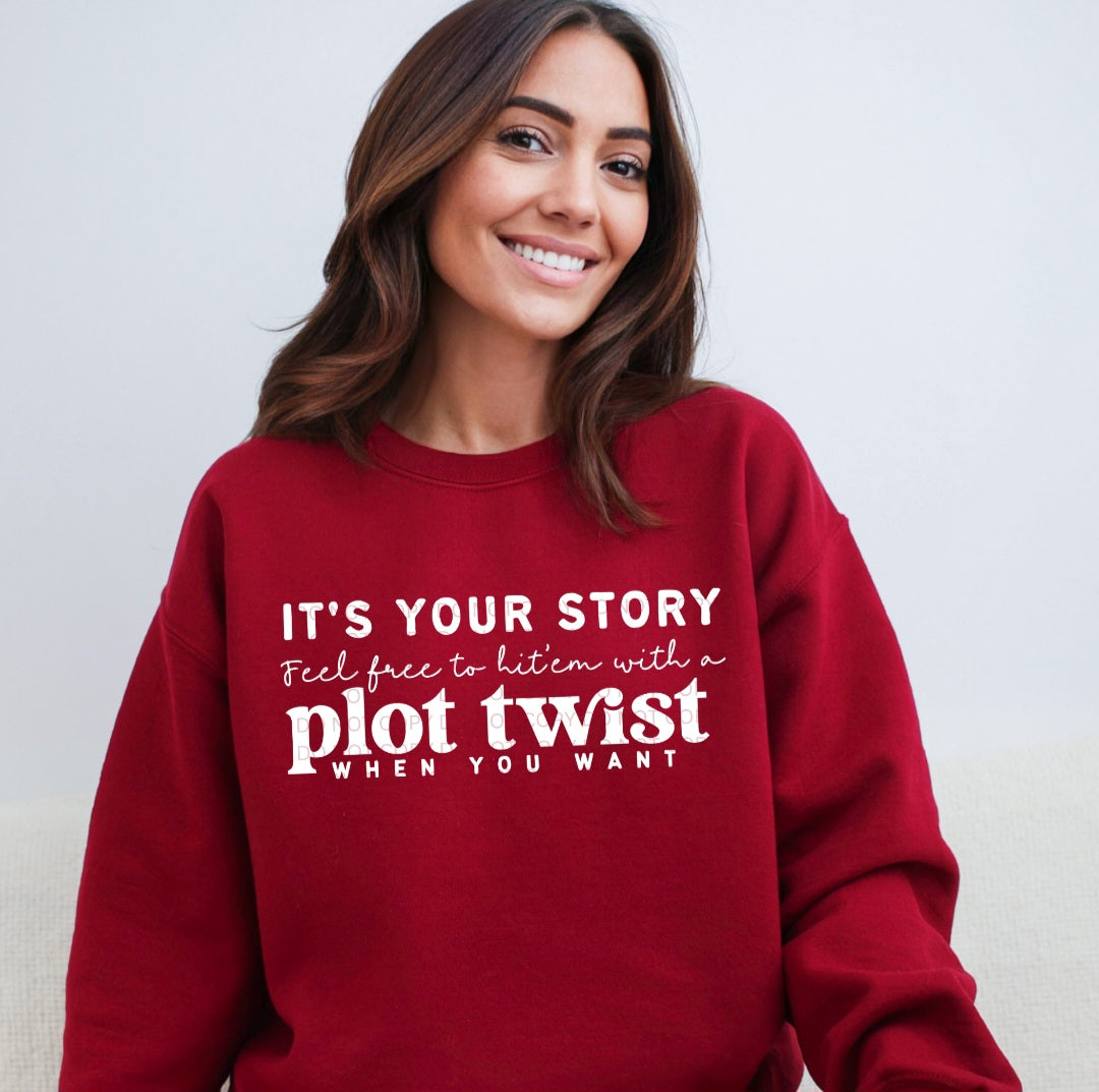 Plot Twist Sweater/ Tee