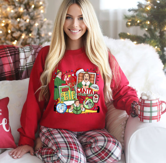 Buddy the Elf Collage Sweater/ Tee