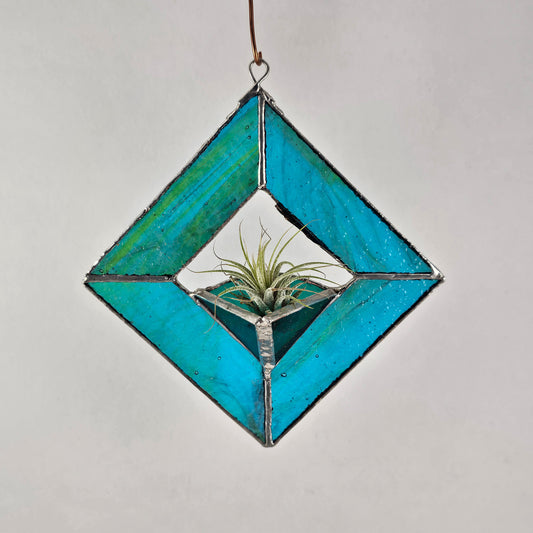 Air Plant Suncatcher Stained Glass