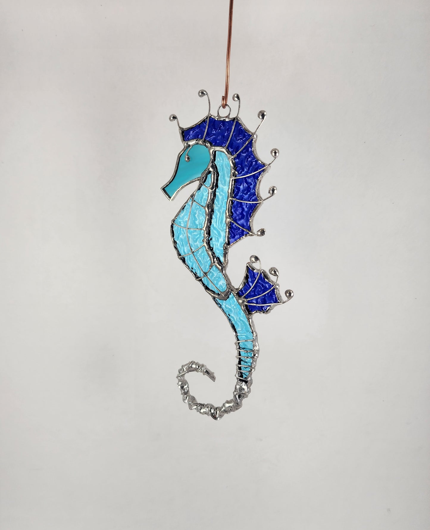 Hanging Sea Horse Stained Glass