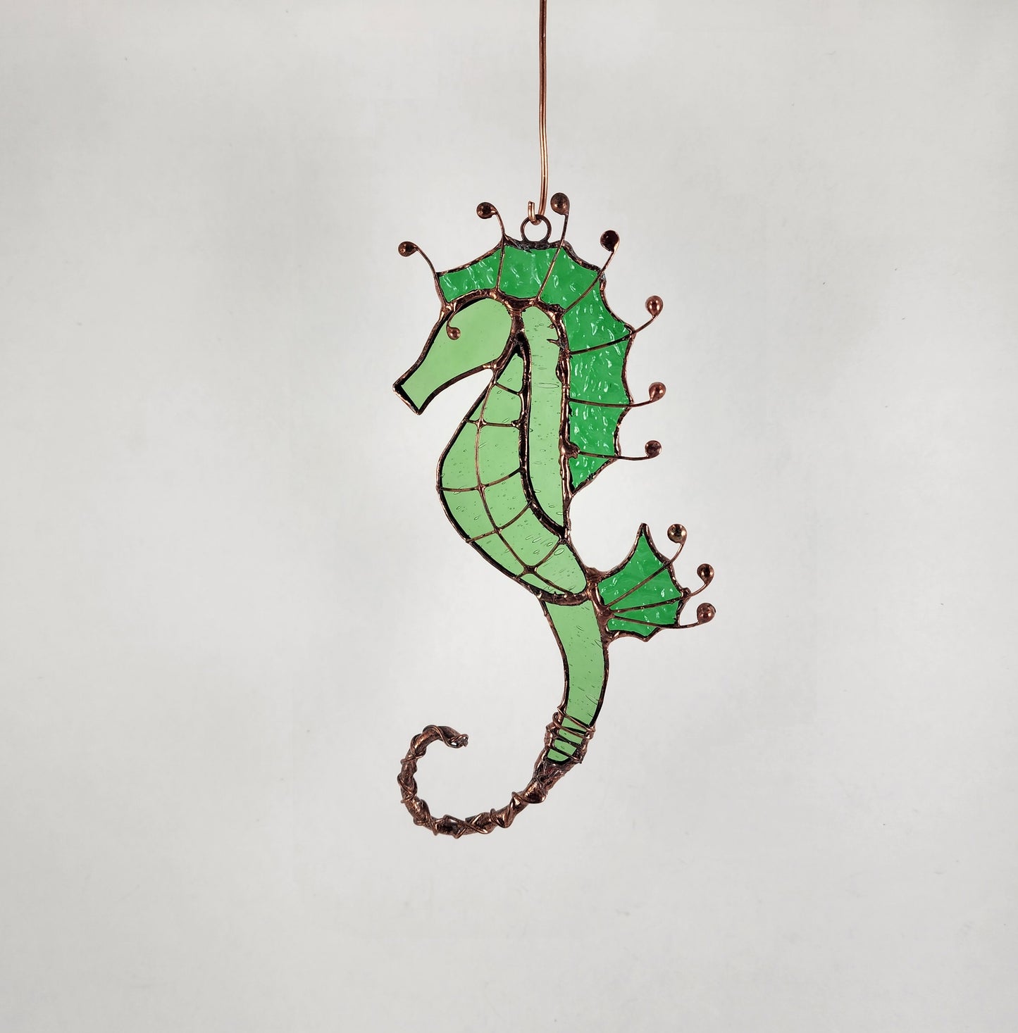 Hanging Sea Horse Stained Glass