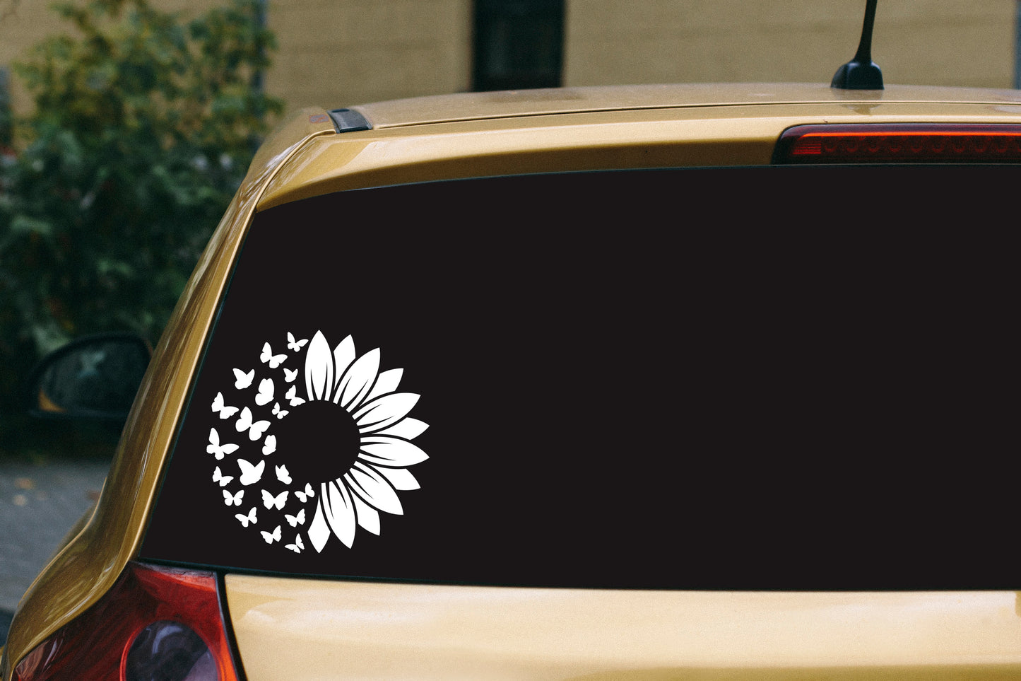 Sunflower/Butterfly Decal