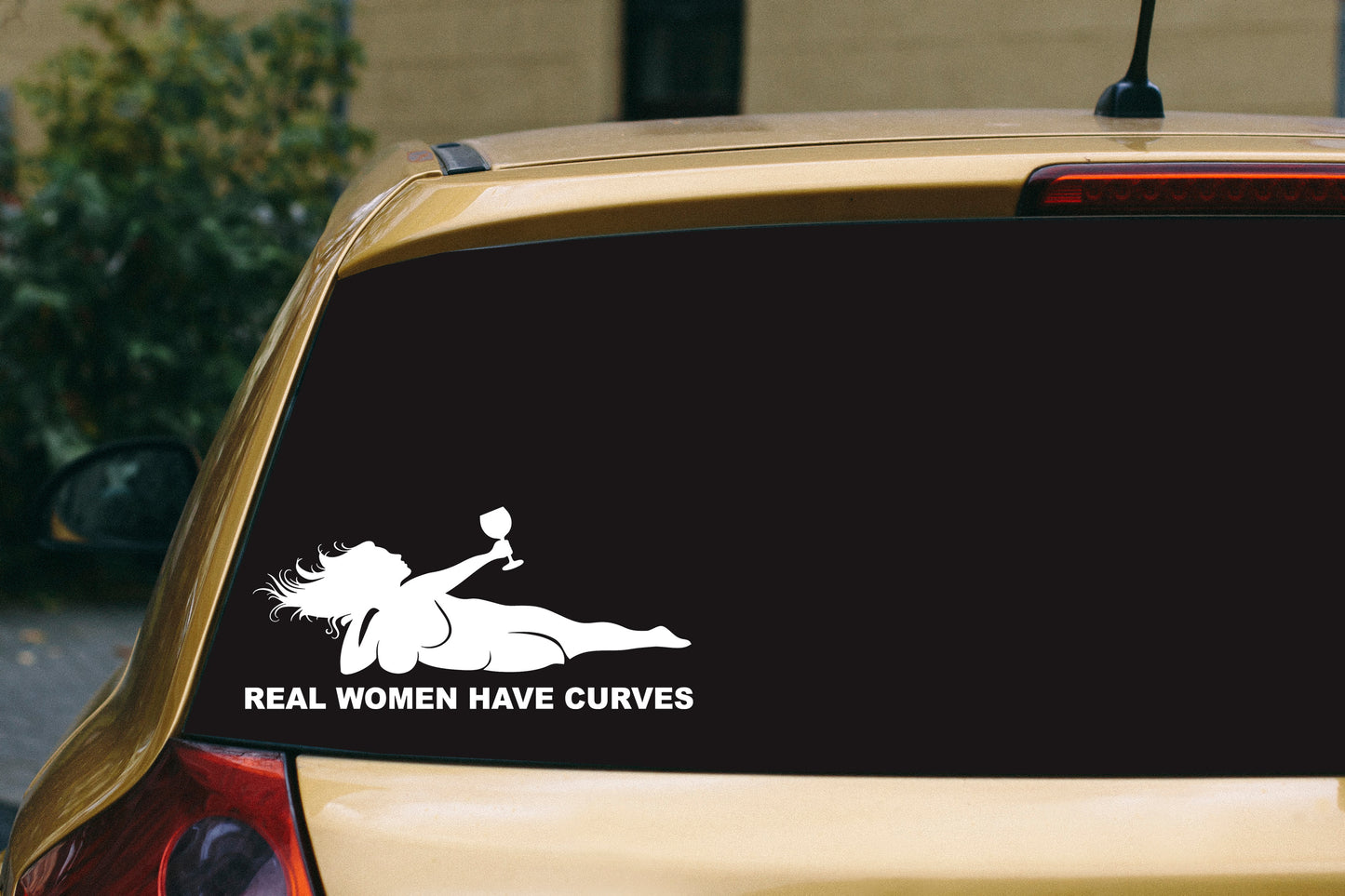 Real Women Have Curves (Wine Glass)