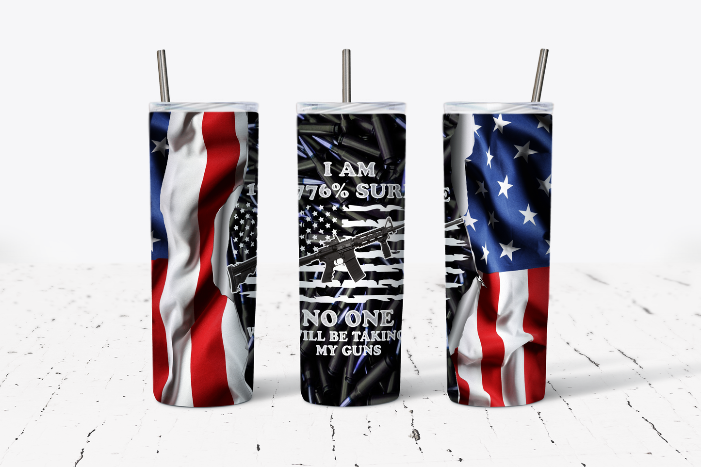 1776% Not Taking My Guns Tumbler