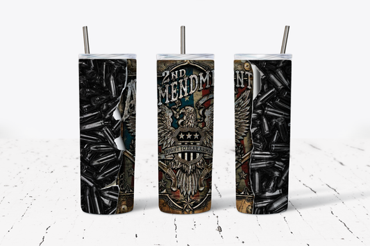 2nd Amendment Bullets Tumbler