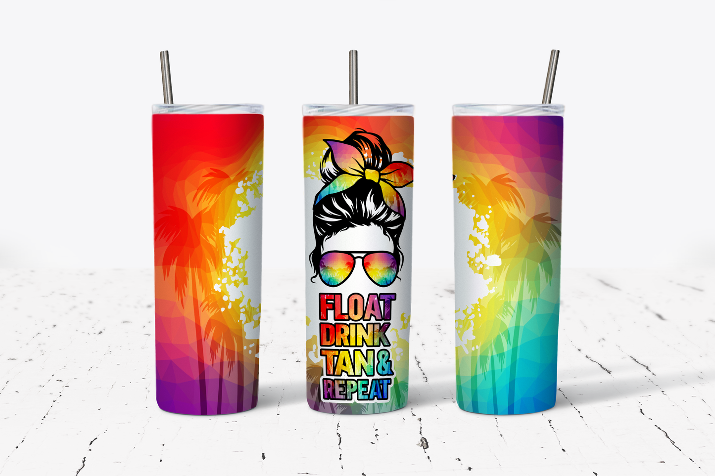 Float Drink Tan Repeat Tumbler