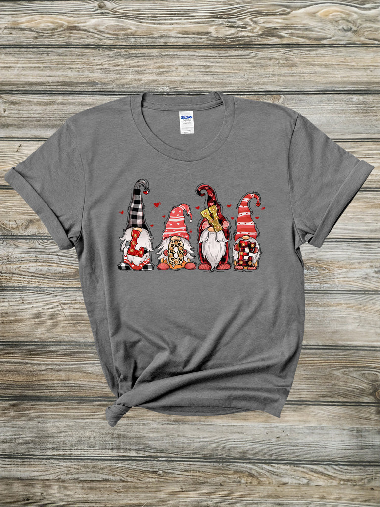 L-O-V-E Gnomes Tee