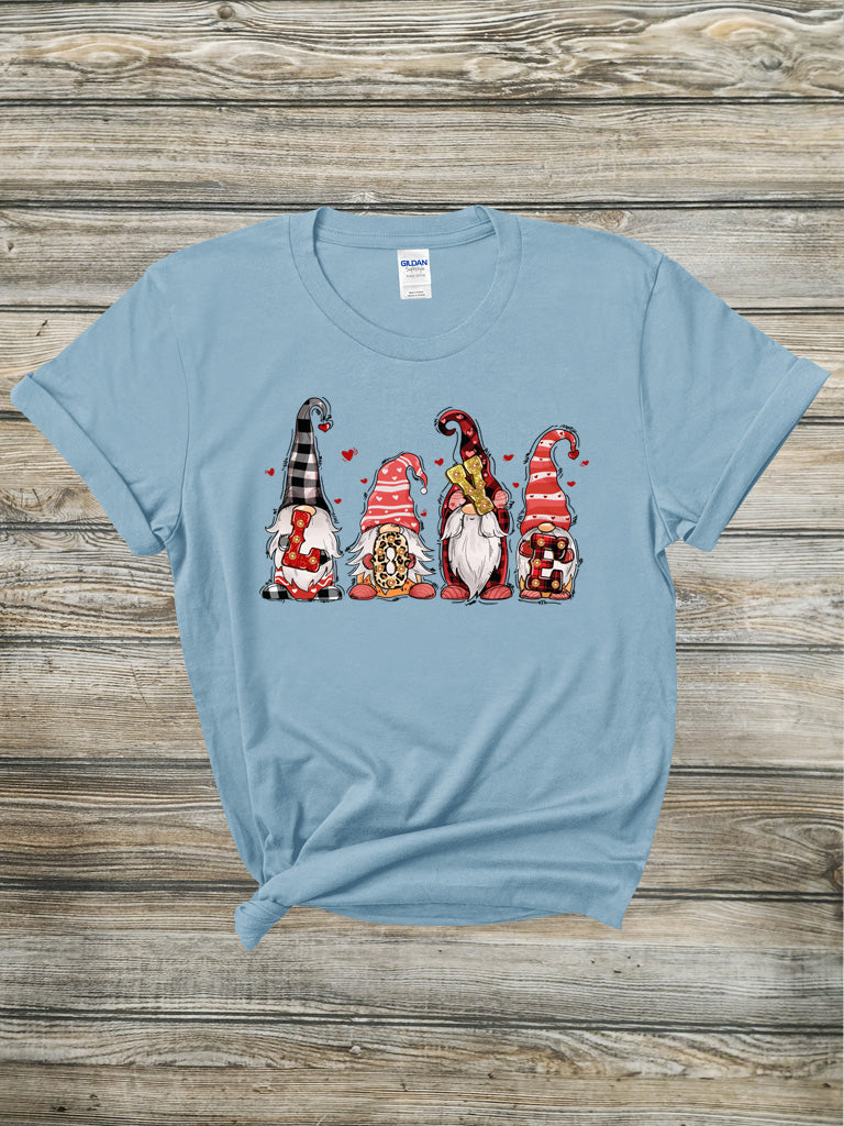 L-O-V-E Gnomes Tee