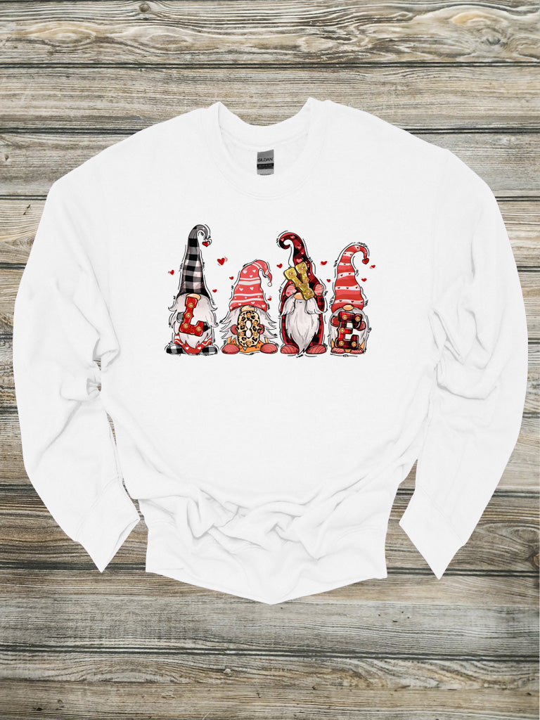 L-O-V-E Gnomes Crewneck/Hoodie