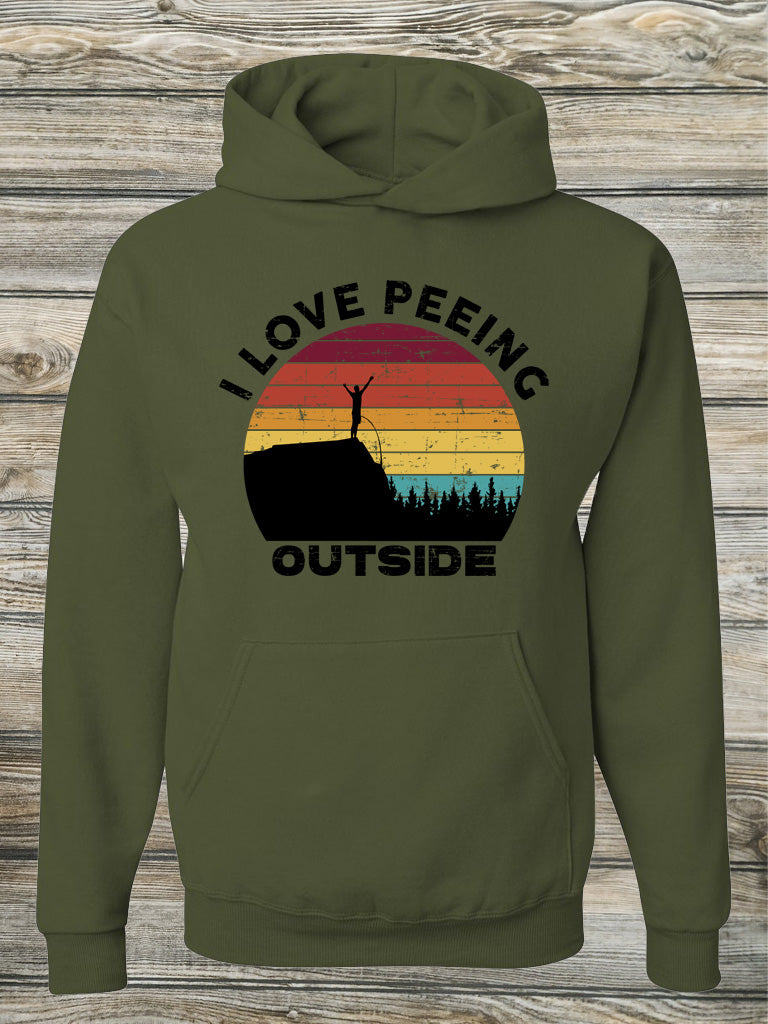 I Love Peeing Outside Crewneck/Hoodie