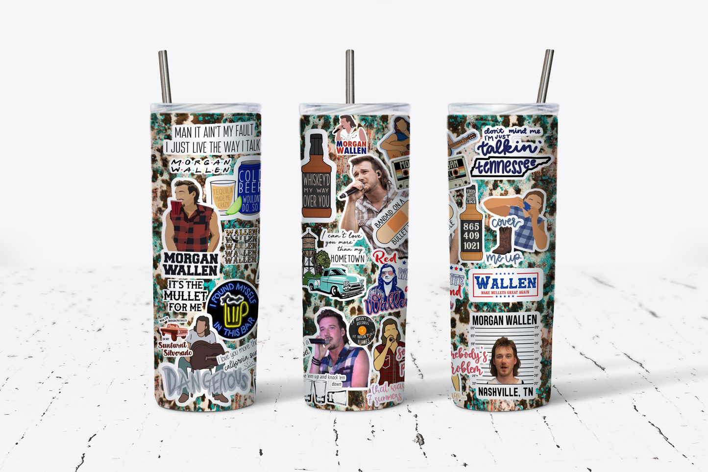 Wallen Collage Tumbler