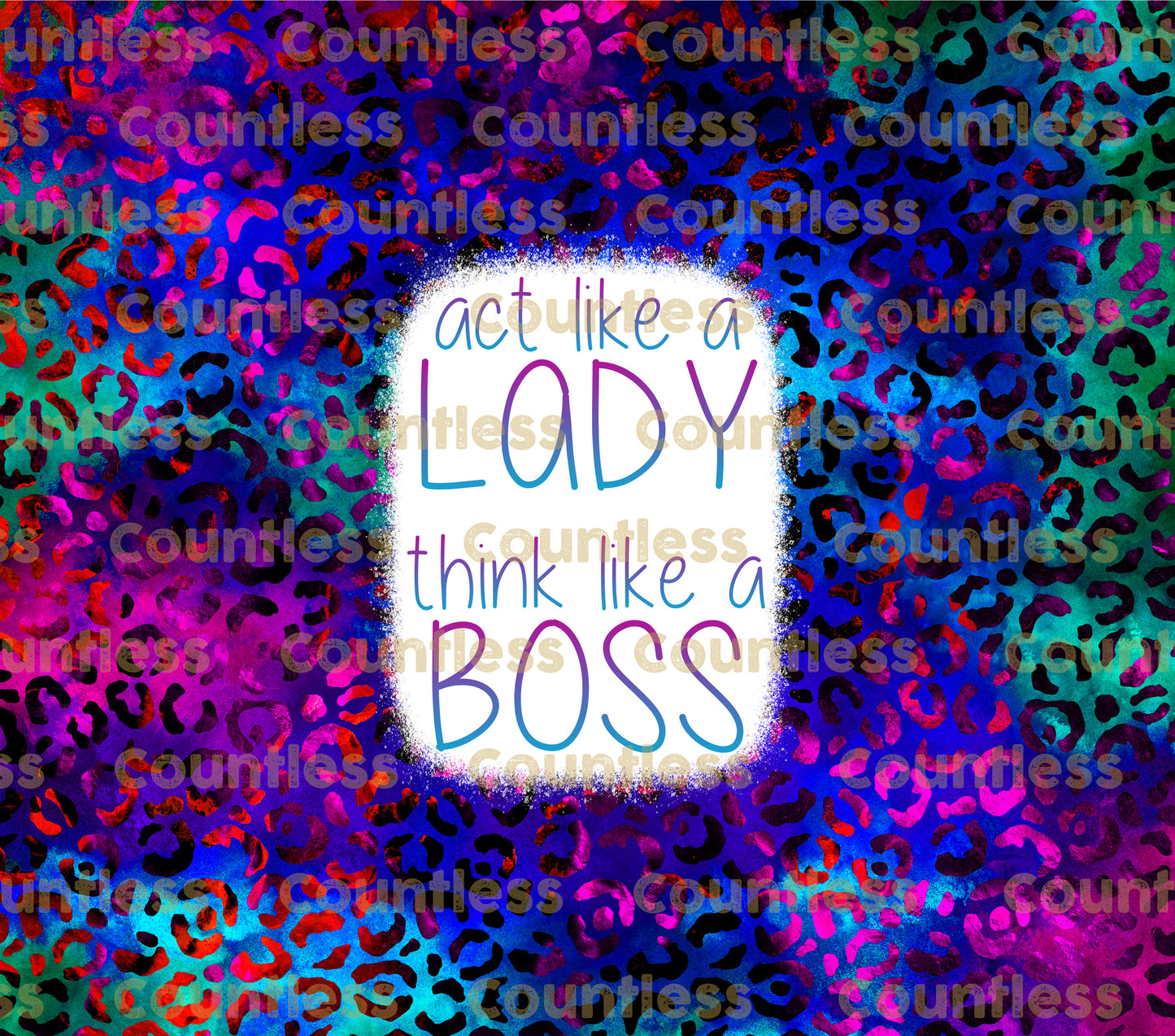 Act Like A Lady Think Like A Boss Tumbler