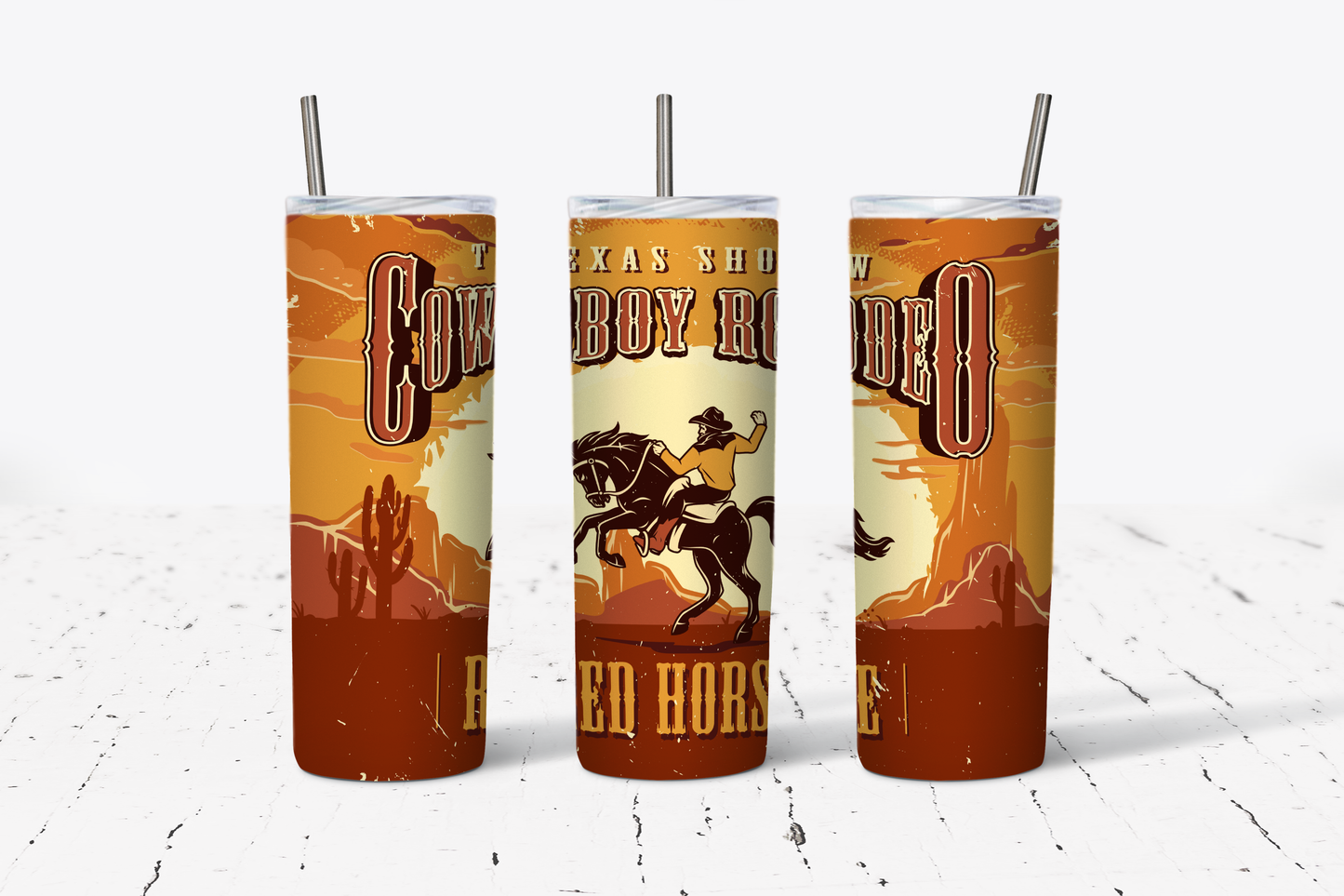 Cowboy Rodeo Tumbler