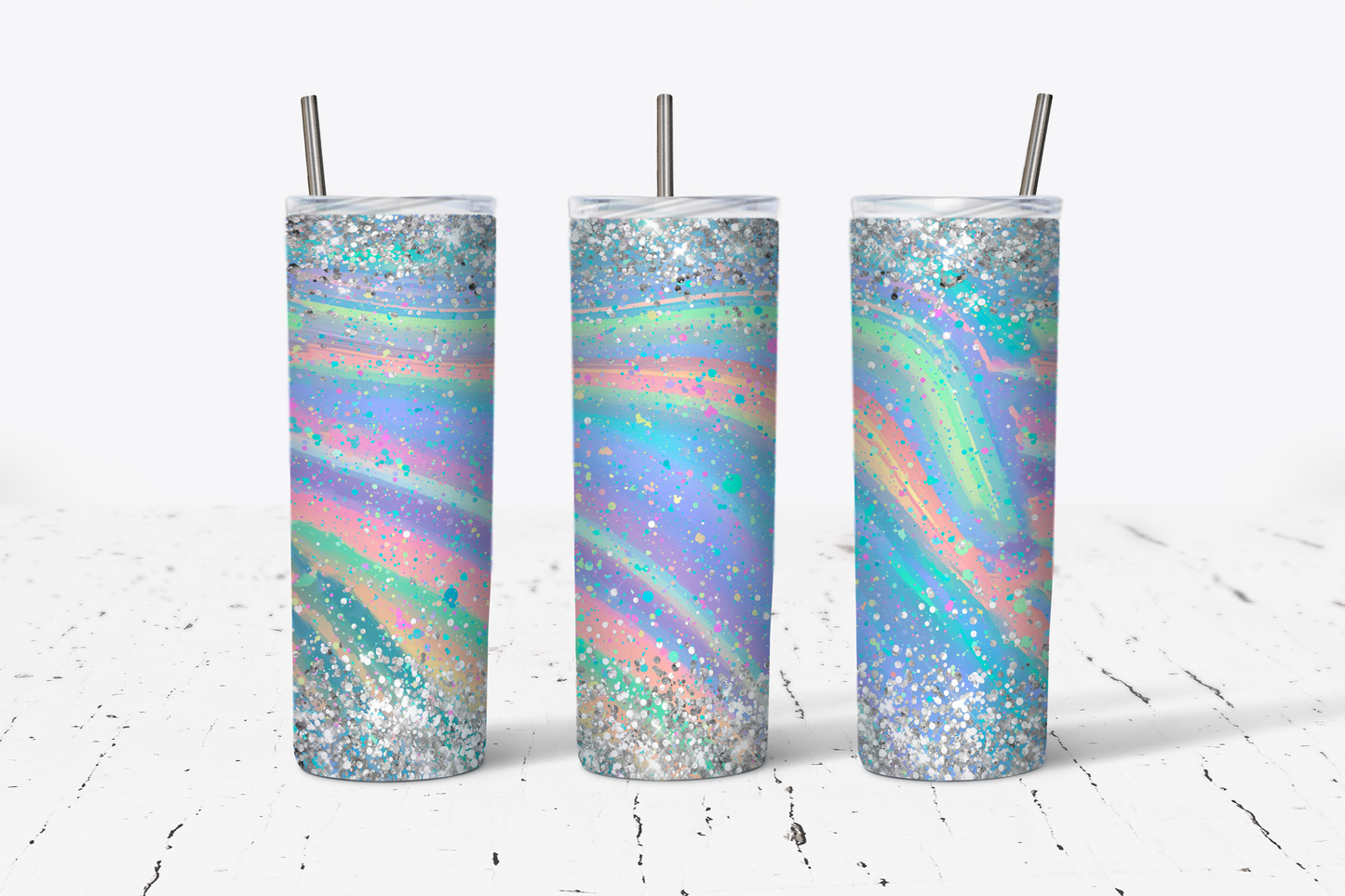 Opal Glitter Tumbler